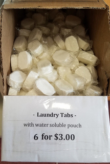 Laundry Tabs (The Unscented Company)